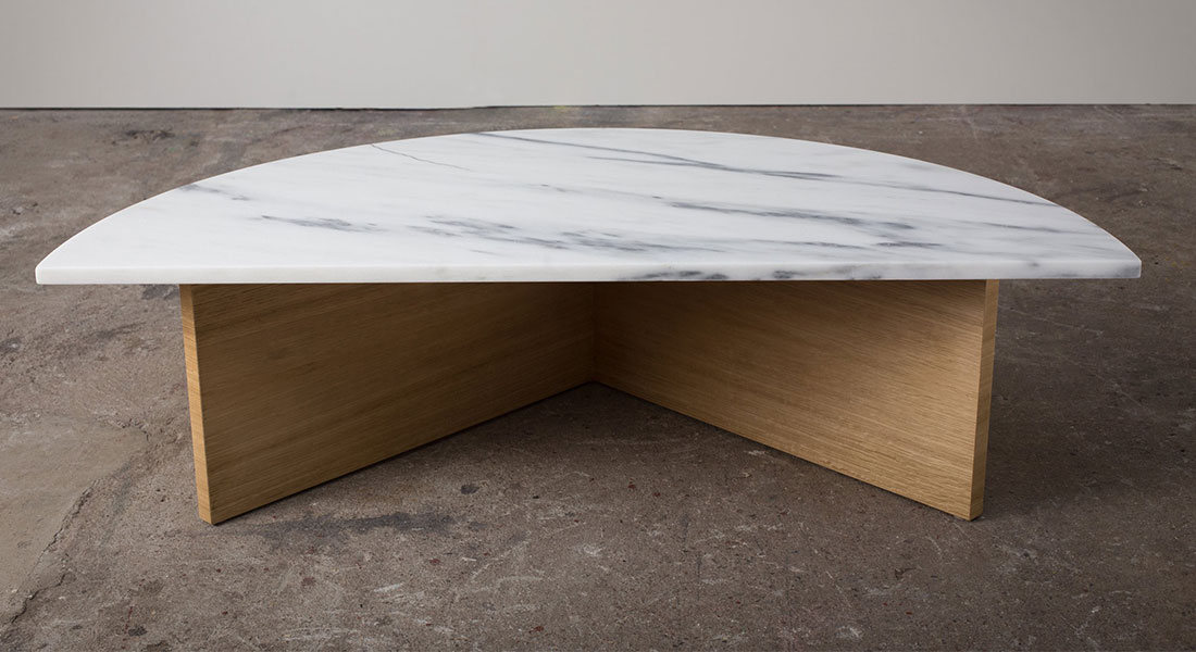 Half Coffee Table/Danby Marble by Ben & Aja Blanc